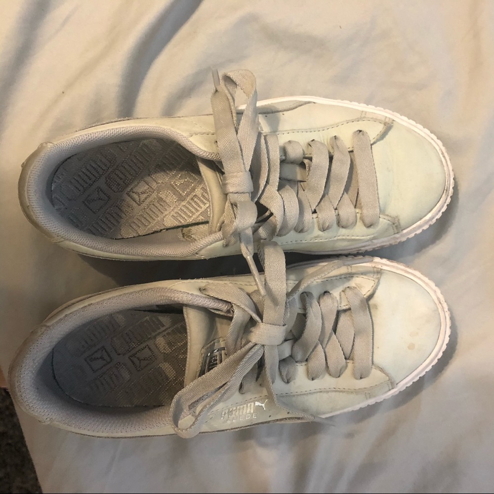 Puma Platform Gray Sneakers
